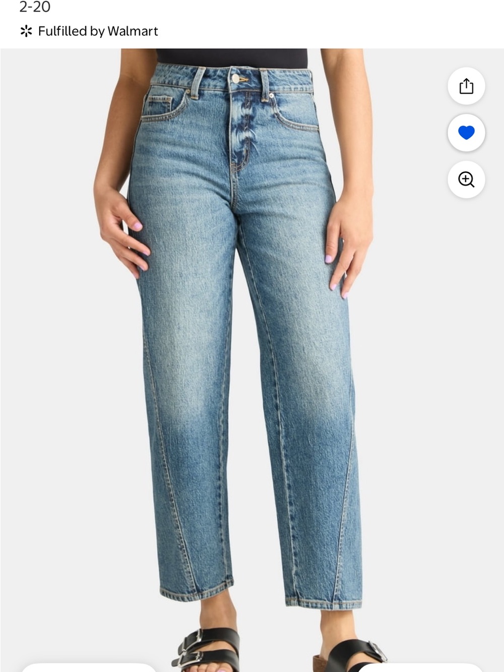 High-Rise Barrel Women’s Jeans